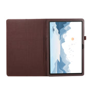 For Lenovo Xiaoxin Pad 11 2024 / M11 Litchi Texture Leather Tablet Case(Brown)