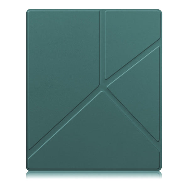 For Kobo Elipsa 2E Solid Color Deformation TPU Leather Smart Tablet Case(Green)
