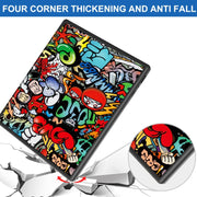 For Kobo Elipsa 2E Painted Deformation TPU Leather Smart Tablet Case(Graffiti)
