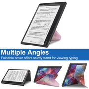 For Kobo Elipsa 2E Painted Deformation TPU Leather Smart Tablet Case(Milky Way)
