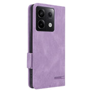 For Xiaomi Redmi Note 13 Pro 5G Magnetic Clasp Leather Phone Case(Purple)