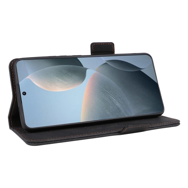 For Xiaomi Redmi K70E 5G Magnetic Clasp Leather Phone Case(Black) - Xiaomi Cases by PMC TechLife | Online Shopping South Africa | PMC TechLife | Buy Now Pay Later Mobicred
