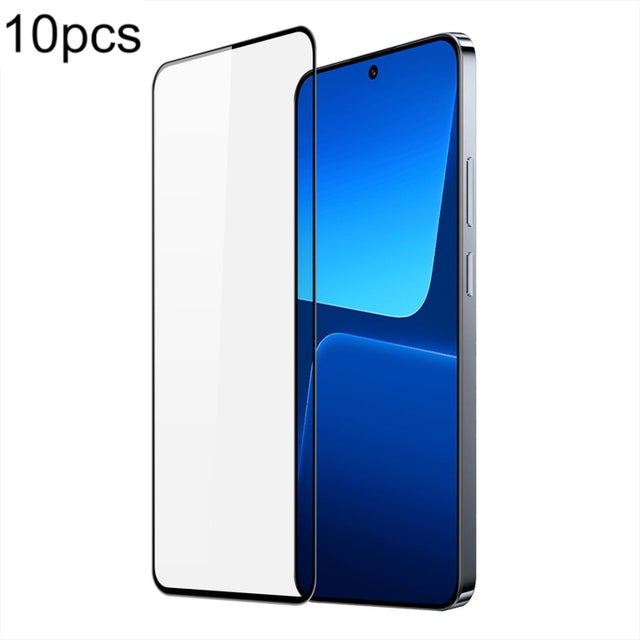 For Xiaomi 13T / 13T Pro 10pcs DUX DUCIS 0.33mm 9H Medium Alumina Tempered Glass Film