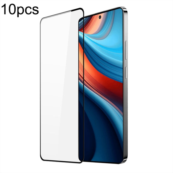 For Xiaomi Redmi Note 13R 10pcs DUX DUCIS 0.33mm 9H Medium Alumina Tempered Glass Film