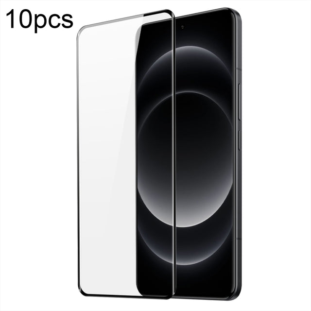 For Xiaomi 14 Ultra 10pcs DUX DUCIS 0.33mm 9H Medium Alumina Tempered Glass Film