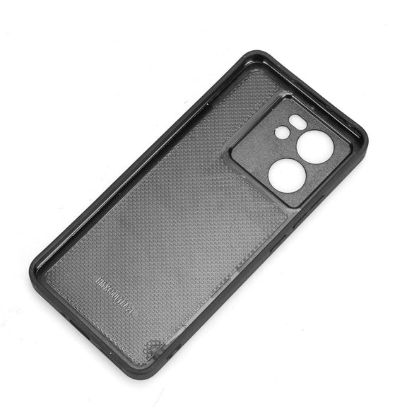 For Xiaomi 13T / Redmi K60 Ultra Sewing Cow Pattern Skin PC + PU + TPU Phone Case(Orange)