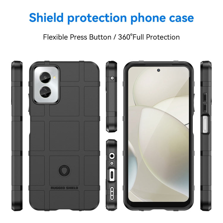 For Motorola Moto G Power 2024 Full Coverage Shockproof TPU Phone Case(Black) - Motorola Cases by PMC Jewellery | Online Shopping South Africa | PMC Jewellery | Buy Now Pay Later Mobicred