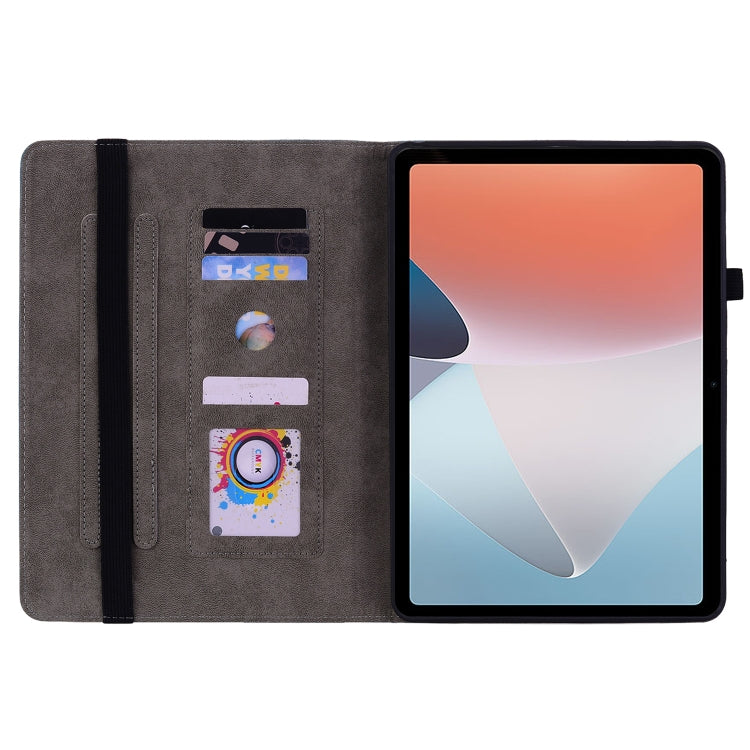 For OPPO Pad Air Butterfly Rose Embossed Leather Tablet Case(Purple) - OPPO by PMC TechLife | Online Shopping South Africa | PMC TechLife | Buy Now Pay Later Mobicred