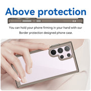 For Samsung Galaxy S24 Ultra 5G Colorful Series Acrylic + TPU Phone Case(Transparent Grey)
