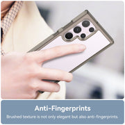 For Samsung Galaxy S24 Ultra 5G Colorful Series Acrylic + TPU Phone Case(Transparent Grey)
