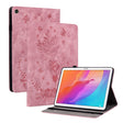 For Huawei MatePad T 10s / Enjoy Tablet 2 Butterfly Rose Embossed Leather Tablet Case(Pink) - Huawei Cases by PMC TechLife | Online Shopping South Africa | PMC TechLife | Buy Now Pay Later Mobicred