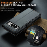 For Google Pixel 8 Pro CaseMe 023 Butterfly Buckle Litchi Texture RFID Anti-theft Leather Phone Case(Black)
