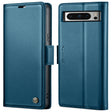 For Google Pixel 8 Pro CaseMe 023 Butterfly Buckle Litchi Texture RFID Anti-theft Leather Phone Case(Blue) - free shipping - PMC Jewellery - Order now!
