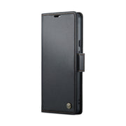 For Google Pixel 9 Pro XL CaseMe 023 Butterfly Buckle Litchi Texture RFID Anti-theft Leather Phone Case(Black)