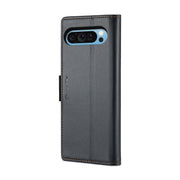 For Google Pixel 9 Pro XL CaseMe 023 Butterfly Buckle Litchi Texture RFID Anti-theft Leather Phone Case(Black)