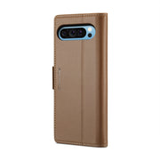 For Google Pixel 9 Pro XL CaseMe 023 Butterfly Buckle Litchi Texture RFID Anti-theft Leather Phone Case(Brown)
