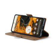 For Google Pixel 9 Pro XL CaseMe 023 Butterfly Buckle Litchi Texture RFID Anti-theft Leather Phone Case(Brown)