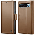 For Google Pixel 9 Pro XL CaseMe 023 Butterfly Buckle Litchi Texture RFID Anti-theft Leather Phone Case(Brown) - Google Cases by CaseMe | Online Shopping South Africa | PMC TechLife | Buy Now Pay Later Mobicred