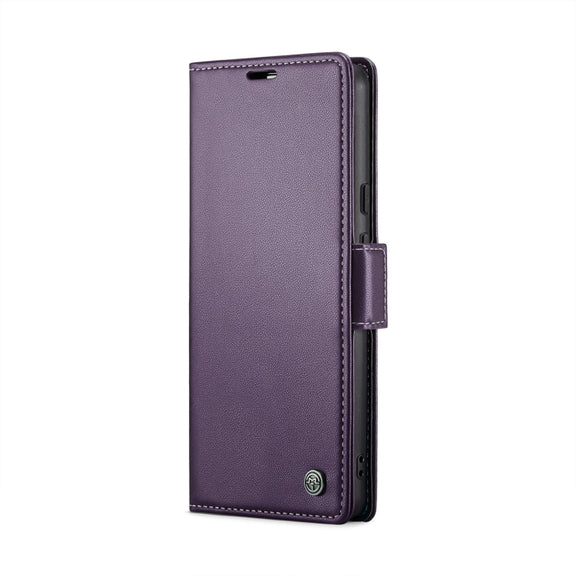 For Google Pixel 9 Pro XL CaseMe 023 Butterfly Buckle Litchi Texture RFID Anti-theft Leather Phone Case(Pearly Purple)