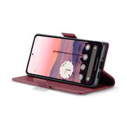 For Google Pixel 9 / 9 Pro CaseMe 023 Butterfly Buckle Litchi Texture RFID Anti-theft Leather Phone Case(Wine Red)