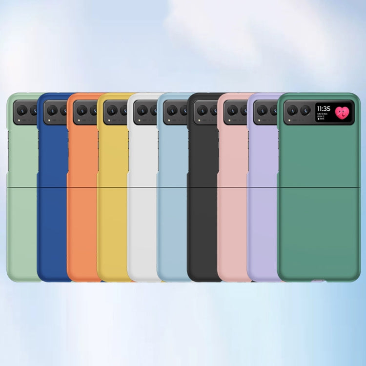 For Motorola Razr 40 Skin Feel PC Phone Case(White)