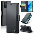 For OPPO A57 4G Global/A57s 4G Global CaseMe 023 Butterfly Buckle Litchi Texture RFID Anti-theft Leather Phone Case(Black) - OPPO Cases by CaseMe | Online Shopping South Africa | PMC TechLife | Buy Now Pay Later Mobicred