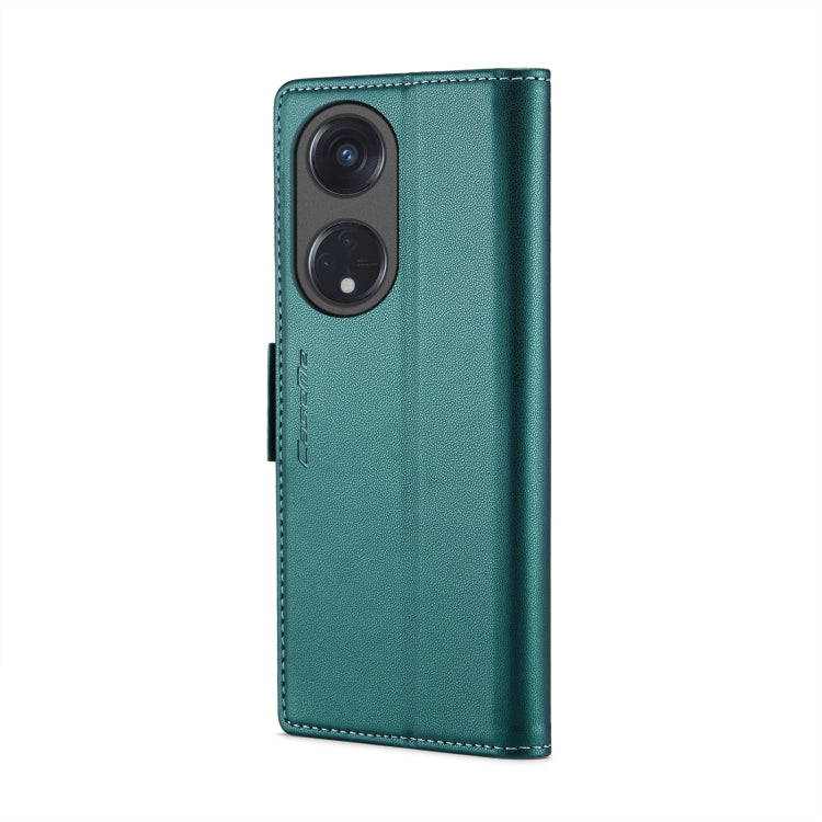 For OPPO Reno8 T 5G/A1 Pro 5G CaseMe 023 Butterfly Buckle Litchi Texture RFID Anti-theft Leather Phone Case(Pearly Blue) - OPPO Cases by CaseMe | Online Shopping South Africa | PMC Jewellery | Buy Now Pay Later Mobicred