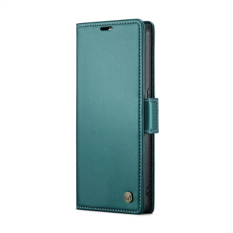 For OPPO Reno8 T 4G CaseMe 023 Butterfly Buckle Litchi Texture RFID Anti-theft Leather Phone Case(Pearly Blue) - OPPO Cases by CaseMe | Online Shopping South Africa | PMC Jewellery | Buy Now Pay Later Mobicred