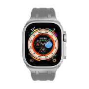 AP Silicone Watch Band For Apple Watch Series 10 42mm(Silver Grey)
