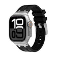 AP Silicone Watch Band For Apple Watch Series 10 46mm(Silver Black) - free shipping - PMC TechLife - Order now!