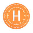 For DJI Mavic Mini / Air 2 / / Air 2S STARTRC RC Drone Quadcopter Portable Parking Apron Fast-fold Landing Parking Pad, Diameter: 50cm(Orange) - Other by STARTRC | Online Shopping South Africa | PMC TechLife | Buy Now Pay Later Mobicred
