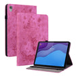 For Lenovo Tab M10 HD 2nd Gen TB-X306X Butterfly Rose Embossed Leather Tablet Case(Rose Red) - Lenovo by PMC TechLife | Online Shopping South Africa | PMC TechLife | Buy Now Pay Later Mobicred