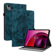 For Lenovo Tab M11/Xiaoxin Pad 11 2024 Butterfly Rose Embossed Leather Tablet Case(Dark Blue) - Lenovo by PMC TechLife | Online Shopping South Africa | PMC TechLife | Buy Now Pay Later Mobicred