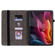 For Lenovo Tab K11 Plus Butterfly Rose Embossed Leather Tablet Case(Purple)
