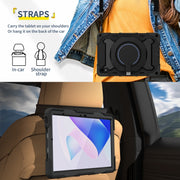 For Huawei MatePad 11 2023 Armor Contrast Color Silicone + PC Tablet Case(Black)