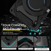 For Huawei MatePad 11 2023 Armor Contrast Color Silicone + PC Tablet Case(Black)