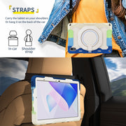 For Huawei MatePad 11 2023 Armor Contrast Color Silicone + PC Tablet Case(Colorful Blue)