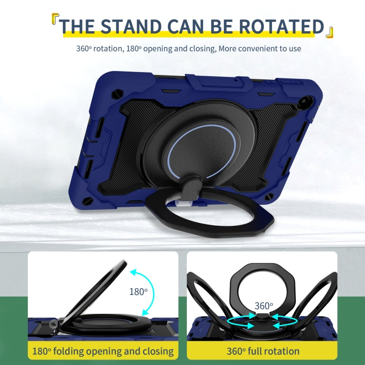 For Huawei MatePad SE 10.4 2023 Armor Contrast Color Silicone + PC Tablet Case(Navy Blue) - Huawei by PMC TechLife | Online Shopping South Africa | PMC TechLife | Buy Now Pay Later Mobicred