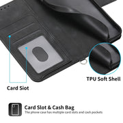 For Honor Magic6 Pro Skin-feel Flowers Embossed Wallet Leather Phone Case(Black)