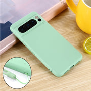 For Google Pixel 8 Pro Pure Color Liquid Silicone Shockproof Phone Case(Green)