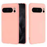 For Google Pixel 8 Pro Pure Color Liquid Silicone Shockproof Phone Case(Pink)