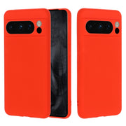For Google Pixel 8 Pro Pure Color Liquid Silicone Shockproof Phone Case(Red)