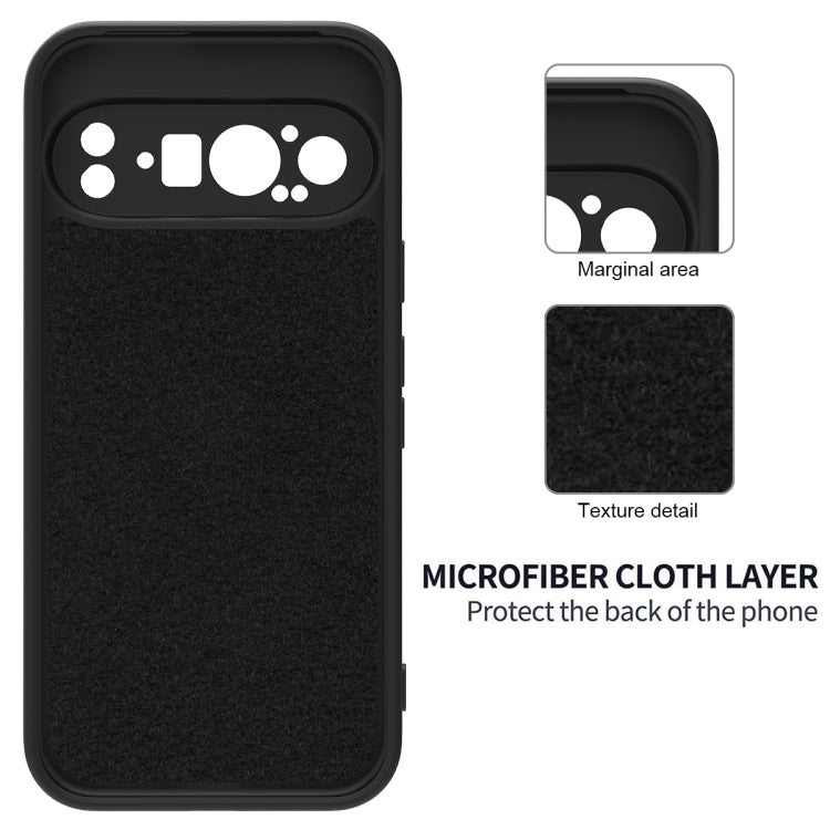 For Google Pixel 9 Pro XL Pure Color Liquid Silicone Shockproof Phone Case(Black) - Google Cases by PMC TechLife | Online Shopping South Africa | PMC TechLife | Buy Now Pay Later Mobicred