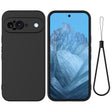 For Google Pixel 9 Pure Color Liquid Silicone Shockproof Phone Case(Black) - Google Cases by PMC TechLife | Online Shopping South Africa | PMC TechLife | Buy Now Pay Later Mobicred