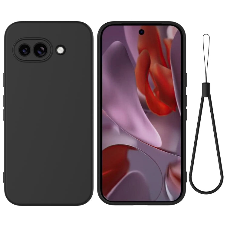 For Google Pixel 9a Pure Color Liquid Silicone Shockproof Phone Case(Black) - free shipping - PMC TechLife - Order now!
