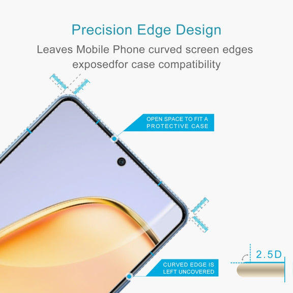 For vivo Y200 GT / iQOO Z9 Turbo+ 0.26mm 9H 2.5D Tempered Glass Film