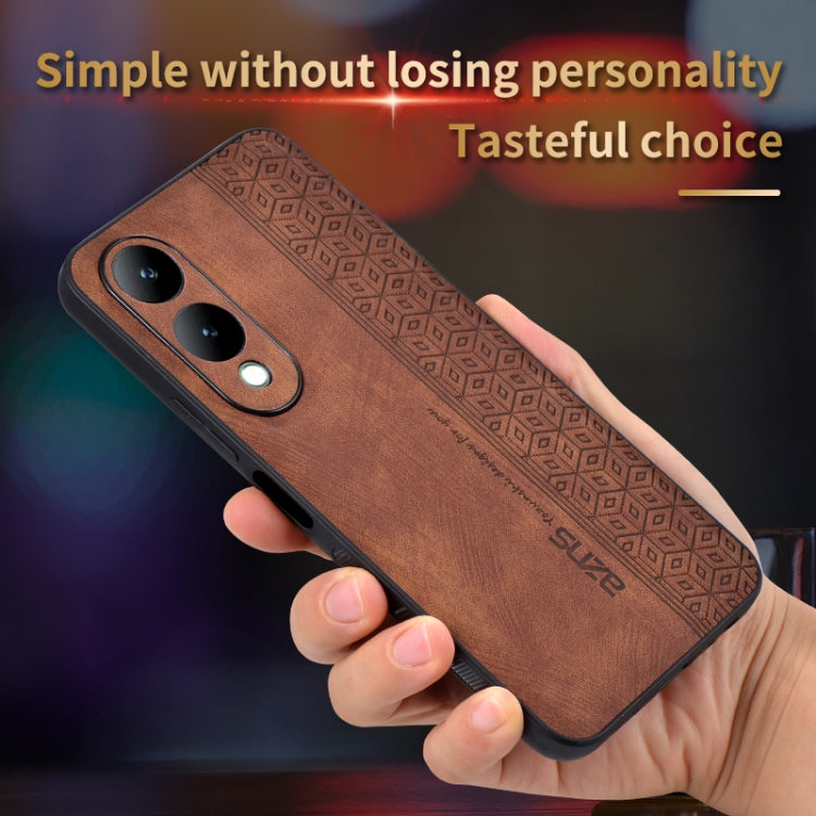 For vivo Y17S AZNS 3D Embossed Skin Feel Phone Case(Dark Green) - free shipping - PMC TechLife - Order now!
