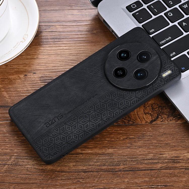 For vivo X100 AZNS 3D Embossed Skin Feel Phone Case(Black) - vivo Cases by AZNS | Online Shopping South Africa | PMC Jewellery | Buy Now Pay Later Mobicred