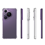 For Huawei Pura 70 Pro / 70 Pro+ Shockproof Non-slip Thickening TPU Phone Case(Transparent)