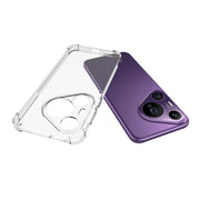 For Huawei Pura 70 Pro / 70 Pro+ Shockproof Non-slip Thickening TPU Phone Case(Transparent)
